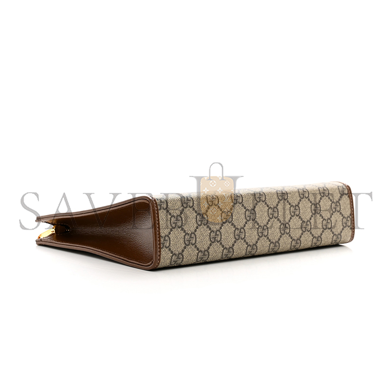 G*u*i horsebit zip pouch 621890 (25.5*20.5*6cm)